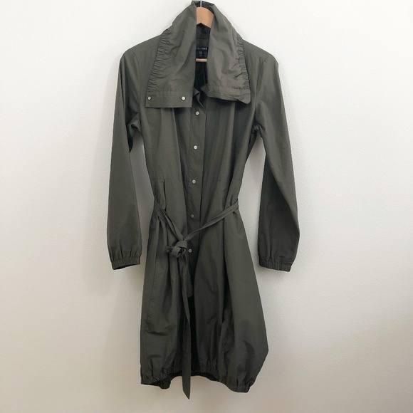 olive green bubble coat